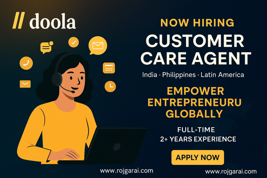 Customer Care Agent (Remote) at doola