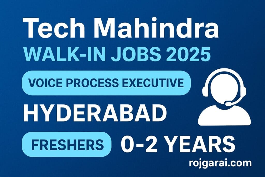 Tech Mahindra Walk-In Jobs 2025